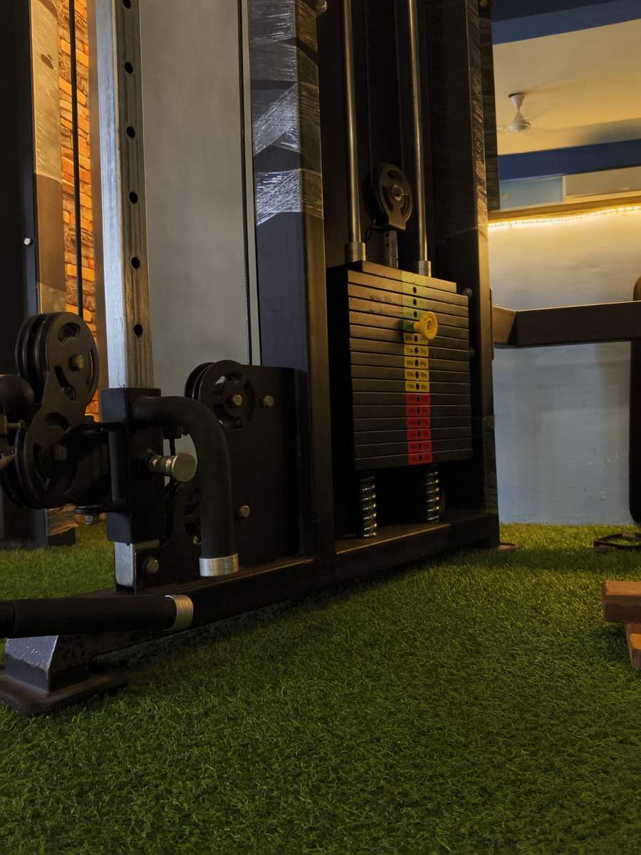 Cable machine weight stack JK Fitness Studio Saltlake