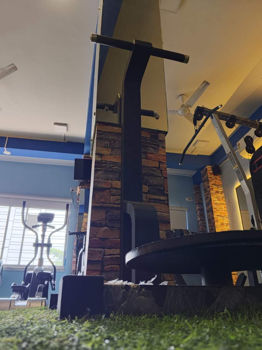 Pull up bar and gym interior JK Fitness Studio