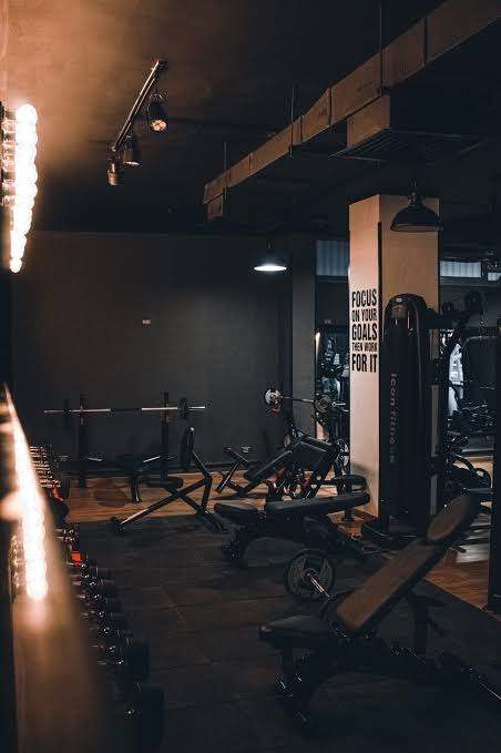 Gym atmosphere lighting JK Fitness Studio Saltlake Kolkata